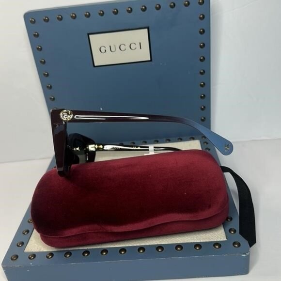 Authentic- New - Gucci Sunglasses Women\'s GG0921S 004 Brown /Grey  55-19-145mm main image 13